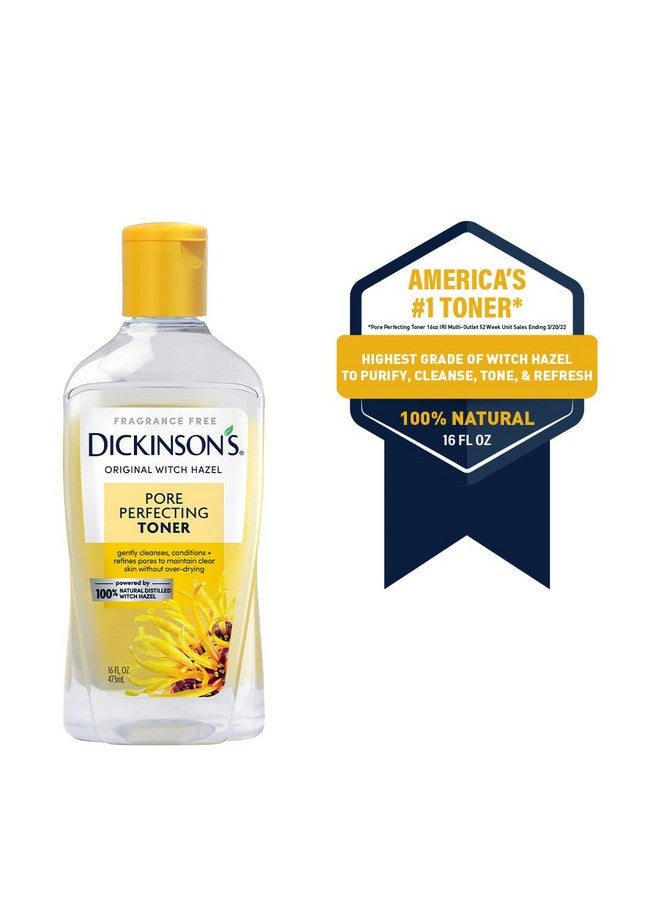 Original Witch Hazel Pore Perfecting Toner, 100% Natural, 3 Count
