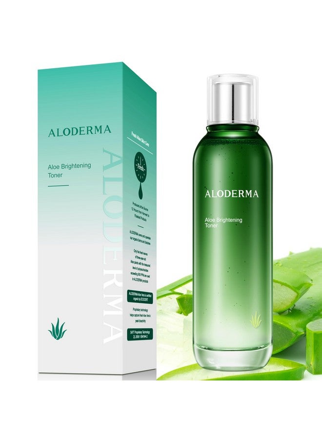 Brightening Face Toner Made With 88% Organic Aloe Vera Natural Aloe Vera Toner For Face With Hyaluronic Acid & Niacinamide, Skinrefining Toner To Brighten Skin, Aloe Skin Toner, 4.2 Oz