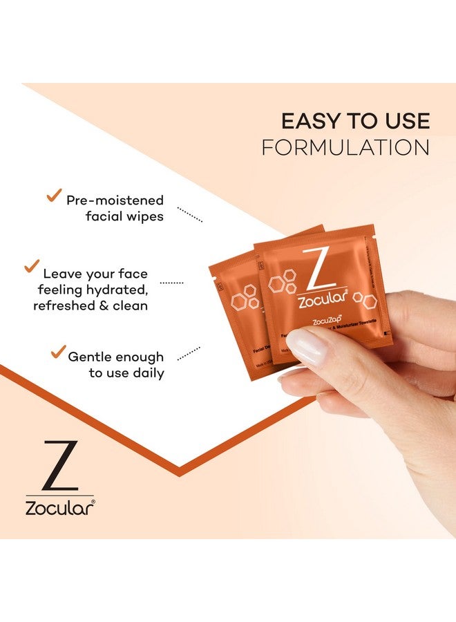 Zocuzap Facial Wipes Moisturizing Acne Wipes For Women And Men For Breakouts Sensitive Skin And Oily Skin 30 Ct