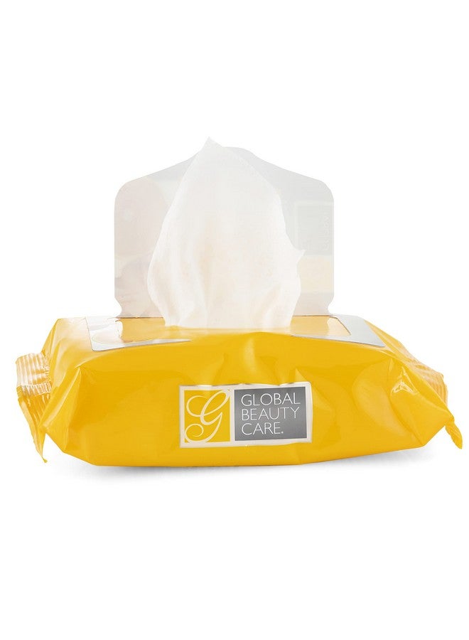 Bulk Cleansing Wipes Premoistened 4 Pack Of Vitamin C Cleansing Cloths Makeup Removal Wipes Great For Travel Toiletries 100 Ct.(4Pack)