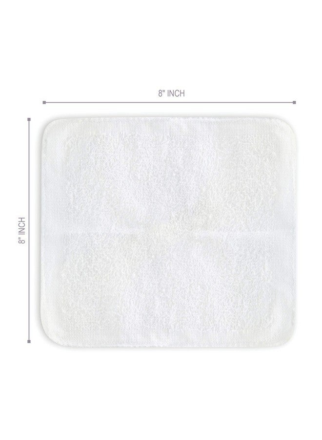 Oshibori Moist Terry Cotton Refreshment Towels (25 Pack 8 X 8 Inches) White Scented Premoistened Essential Oil Infused Towel To Use Hot Or Cold Lavender Scent