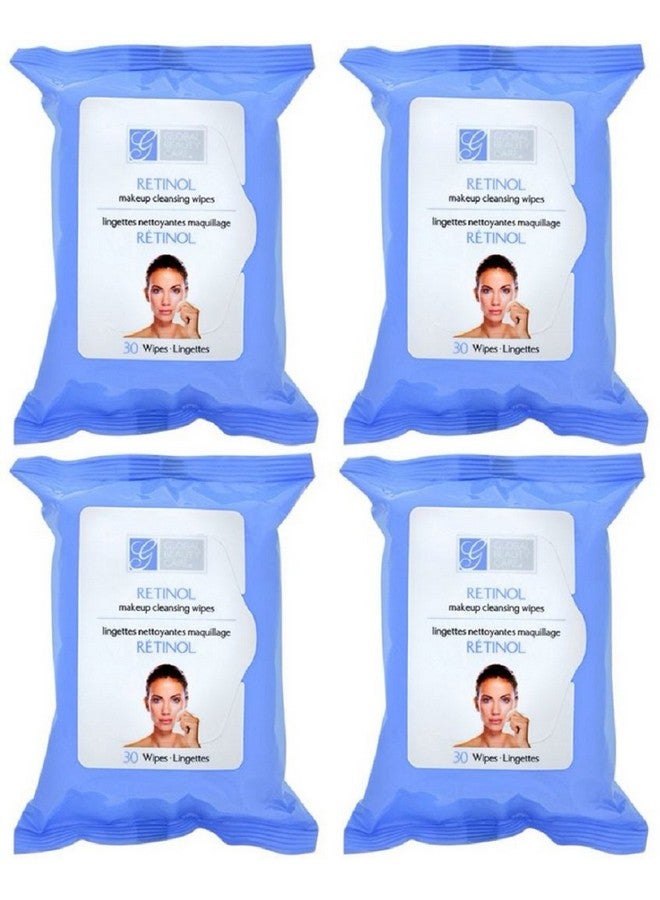 Retinol Makeup Cleansing Cloth Wipes 4Pk (100 Wipes) (Regular)