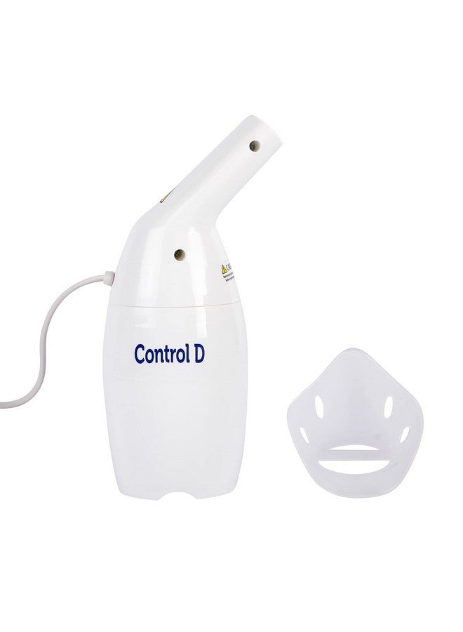 Steamer Home Spa Face White Vaporizer Includes Flexible Universal Mask For The Mouth And Nose Warm Steam Treatment Nebulization Of Liquids With 1 Years Warranty