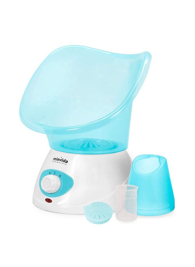 Steam Vaporizer And Facial Steamer With Two Level Heat Setting And Temperature Control System(Blue)