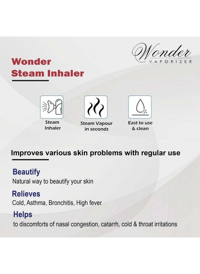 Steam Inhaler Sauna Vaporizer For Blackheads Removal Cold & Cough Rejuvenate Skin For Youthful Complexion (Steam Vaporizer)