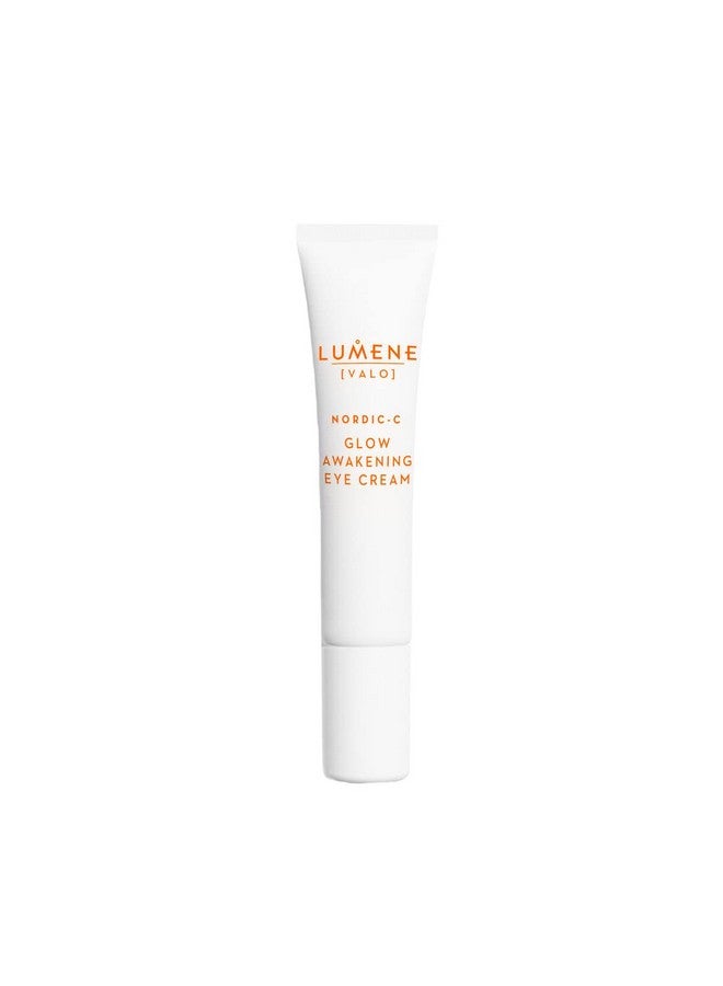 Nordicc [Valo] Glow Awakening Eye Cream Energizing Eye Cream To Target Fatigue Dark Circles Puffy Eyes & Wrinkles Radiance Boosting Eye Cream With Vitamin C (0.5 Oz)