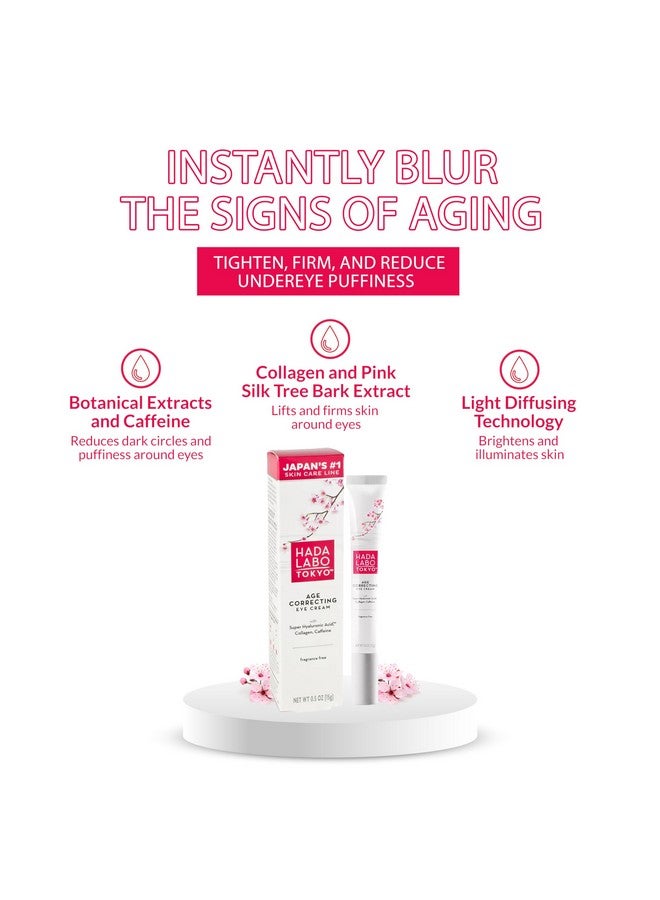 Age Correcting Eye Cream Ivory Fragrance Free 0.5 Ounce 1802