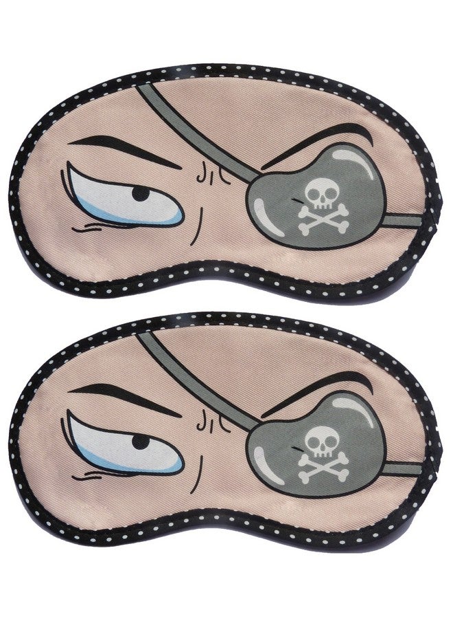 Patch Eye Patch Eye Cartoon Face Sleeping Eye Mask (Pack Of 2)