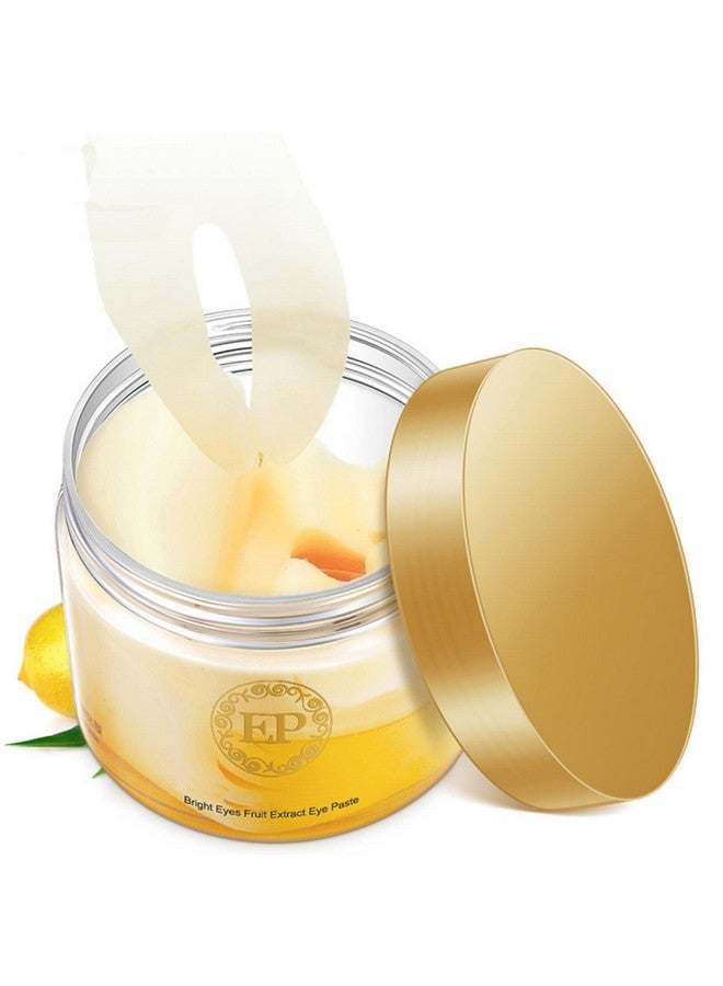 60Pcs Eye Mask Lemon Essence Fruit Extract Moisturizing Lift Firming Antiaging Antipuffiness Dark Circles Skin Care 120Ml