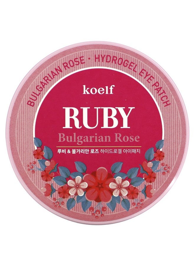 F] Ruby Bulgarian Rose Hydro Gel Eye Patch 60Pcs/30Pairs