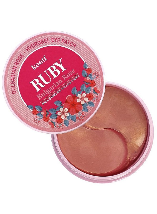 F] Ruby Bulgarian Rose Hydro Gel Eye Patch 60Pcs/30Pairs