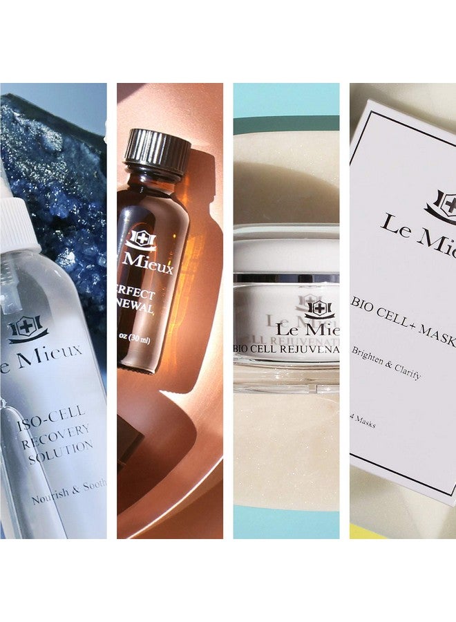 Perfect Start Beauty Essentials Set For Normal Skin 5Piece Facial Set Phytonutrient Cleansing Gel Essence Toner Tgfb Booster Eye Wrinkle Corrector & Bio Cell Rejuvenating Cream