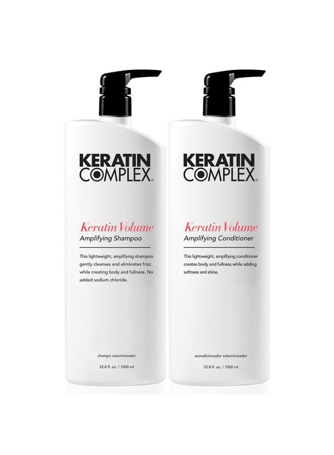 Keratin Volume Amplifying Shampoo & Conditioner Duo 33.8 Fl Oz Each