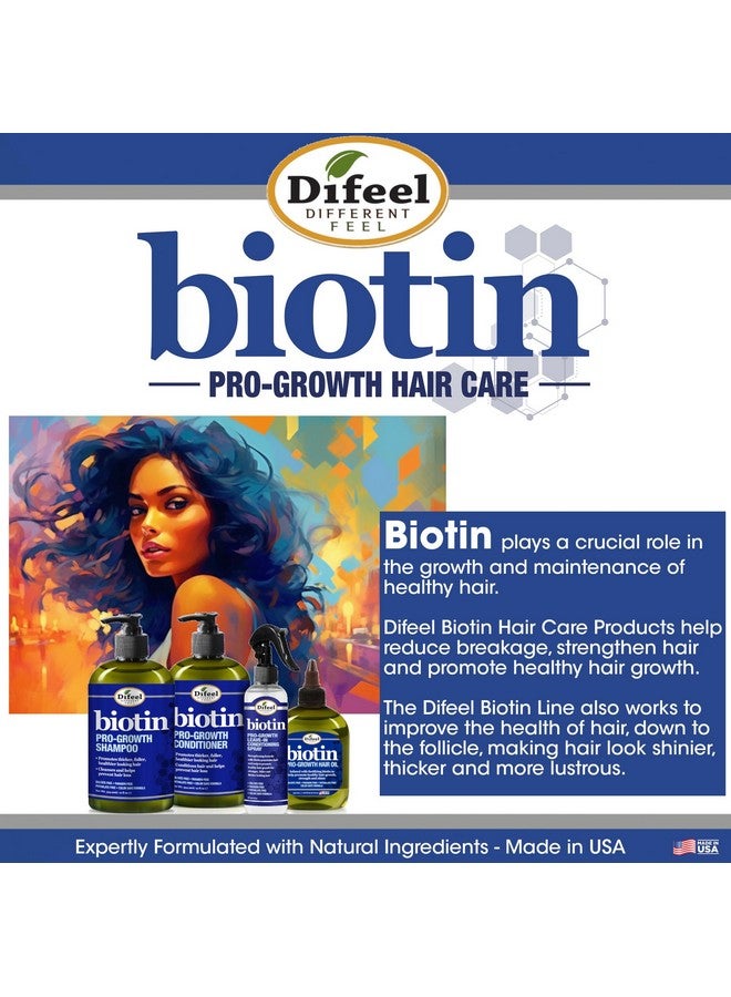 Biotin Regimen For Hair Growth 4Step Shampoo Condition And Treatment System (4Pc Set)