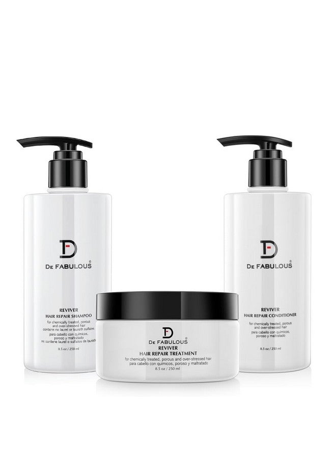 Reviver Shampoo Conditioner And Treatment Set (8.5 Fl Oz)