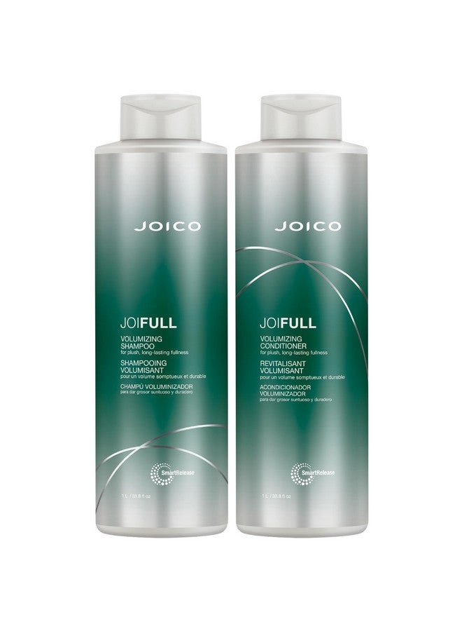 Joifull Volumizing Shampoo & Conditioner Set | Plush & Longlasting Fullness | Boost Shine | For Fine / Thin Hair