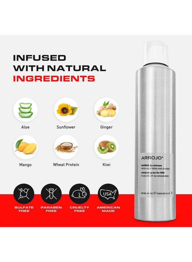Refinish Volumizing Dry Shampoo For Women & Men Revitalizing Large Dry Shampoo Spray Winvisible Finish Women & Mens Dry Shampoo For All Hair Types (8.5 Fl Oz)
