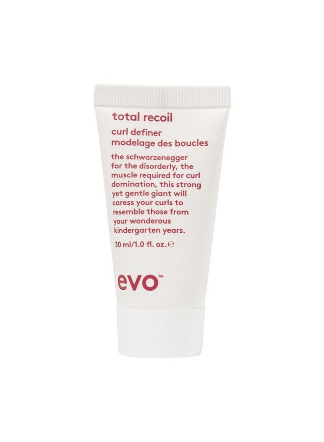 Total Recoil Curl Definer Strong Hold Defining Moisturizing Cream Enhances Natural Curl Pattern & Reduces Frizz Humidity Control Travel Size 30Ml 1.01Fl.Oz