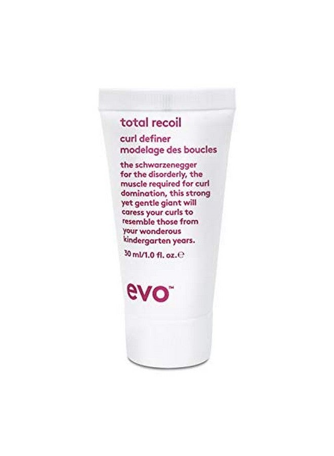 Total Recoil Curl Definer Strong Hold Defining Moisturizing Cream Enhances Natural Curl Pattern & Reduces Frizz Humidity Control Travel Size 30Ml 1.01Fl.Oz