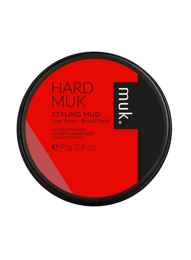 Hard Brutal Hold Styling Mud Hair Product Hair Mud For Men Brutal Hold Low Sheen Finish 3.4Oz