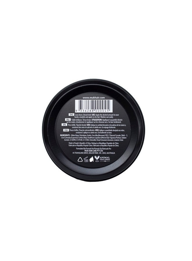 Hard Brutal Hold Styling Mud Hair Product Hair Mud For Men Brutal Hold Low Sheen Finish 3.4Oz