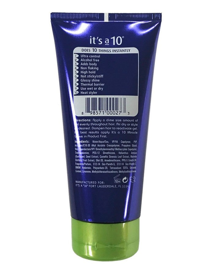 Miracle Firm Hold Gel Unisex By It'S A 10 5 Ounce