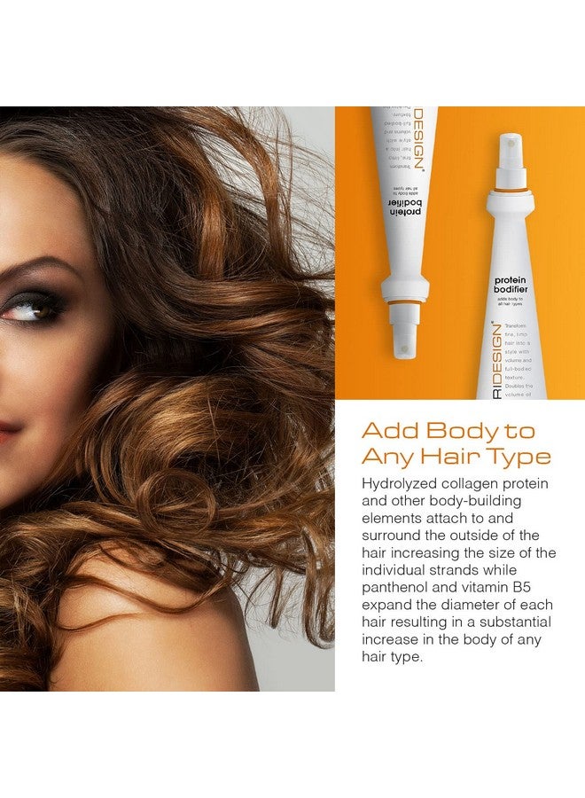Tri Design Protein Bodifier Volumizing Hairspray For Fullbodied Texture Ideal For All Hair Types Nourishes And Enhances Hair For Lift And Body To Fine Thin Or Limp Hair 9.5 Oz