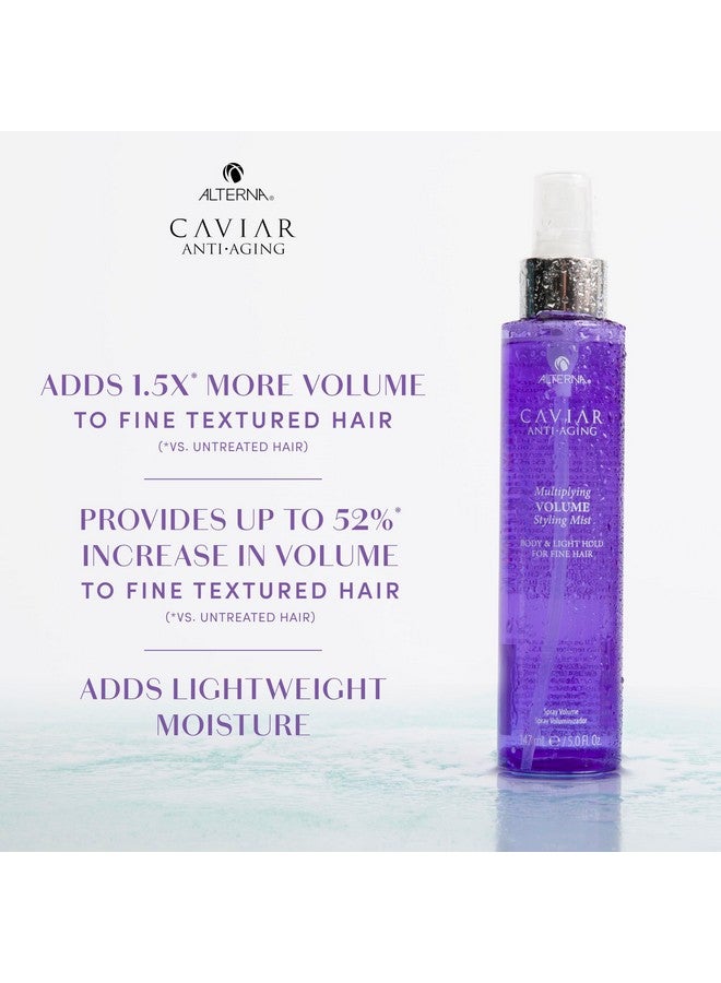 Caviar Antiaging Multiplying Volume Styling Mist 5 Ounce For Fine Thin Hair Light Hold Sulfate Free 5 Fl Oz (Pack Of 1)