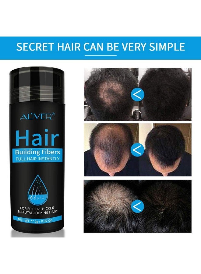 Hair Fibers For Thinning Hair Dark Brown Undetectable Natural Formula Thicker Fuller Hair In 15 Seconds Conceals Hair Loss & Look Younger Designed For Men & Women0.97Oz