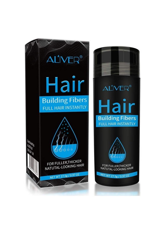 Hair Fibers For Thinning Hair Dark Brown Undetectable Natural Formula Thicker Fuller Hair In 15 Seconds Conceals Hair Loss & Look Younger Designed For Men & Women0.97Oz