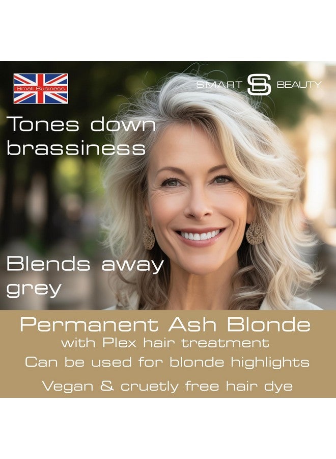 Ash Blonde Hair Dye Permanent With Plex Antibreakage Technology That Protects Rebuilds Restores Hair Structure, Permanent Hair Colour, Ash Blonde Hair Dye, Vegan, Cruelty Free