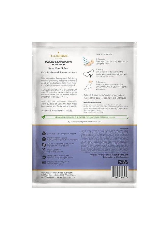 Peeling & Exfoliating Foot Mask For Baby Soft Feet | Removes Dry Skin & Hard Calluses | Hydrates Dry Feet (Pack Of 1)
