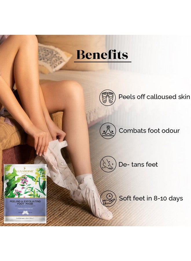 Peeling & Exfoliating Foot Mask For Baby Soft Feet | Removes Dry Skin & Hard Calluses | Hydrates Dry Feet (Pack Of 1)