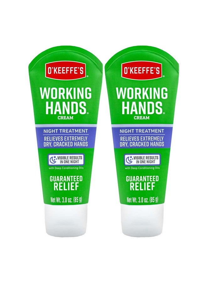 Working Hands Night Treatment Hand Cream 3 Oz Tube (Pack Of 2)