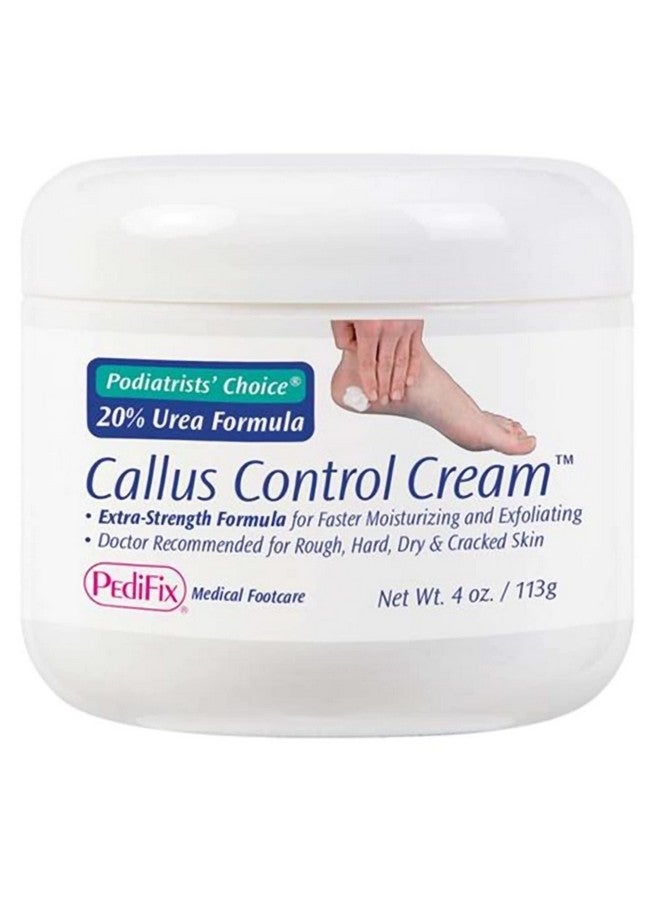 Podiatrists Choice 20% Urea Callus Control Extra Strength Foot Cream 4 Oz. (113G)