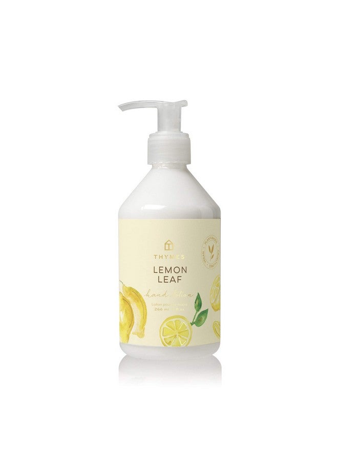 Lemon Leaf Moisturizing Hand Lotion Hand Moisturizer With Shea Butter & Vitamin E For Beauty And Personal Care Hand Lotion For Dry Skin Hand Lotion For Women & Men (9.0 Fl Oz)