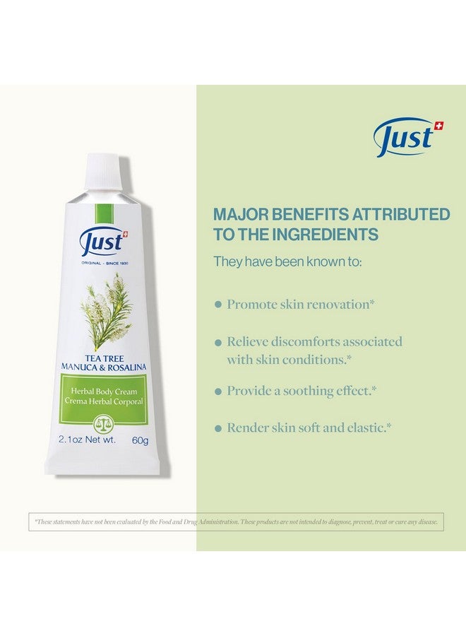Swiss Just Thyme Cream Thyme Oils 10Ml. Effective And Delicate Essential Oil. Australian Tea Tree Oil For Skin.