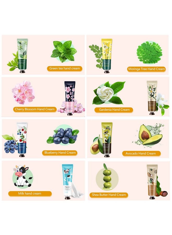 10 Pack Plant Fragrance Hand Cream Moisturizing Hand Care Cream Travel Gift Set With Natural Aloe And Vitamin E For Women Bridesmaid30Ml