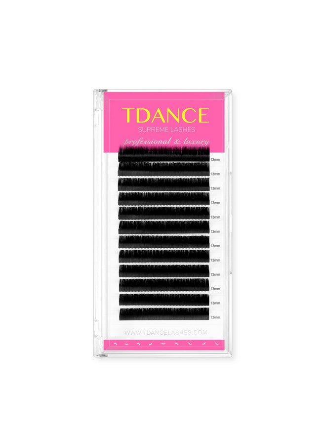 Premium D Curl 9Mm Semi Permanent Individual Eyelash Extensions 0.03Mm Thickness False Mink Silk Volume Lashes Extensions Professional Salon Use(D,0.03,9Mm)