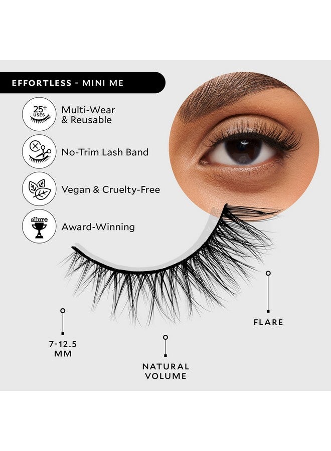 Velour Effortless Lashes Naturallooking False Eyelashes Fluffy & Lightweight Notrim Lashes Reusable Fake Lashes All Eye Shapes Vegan & Crueltyfree Lash Glue Not Included (Mini Me)