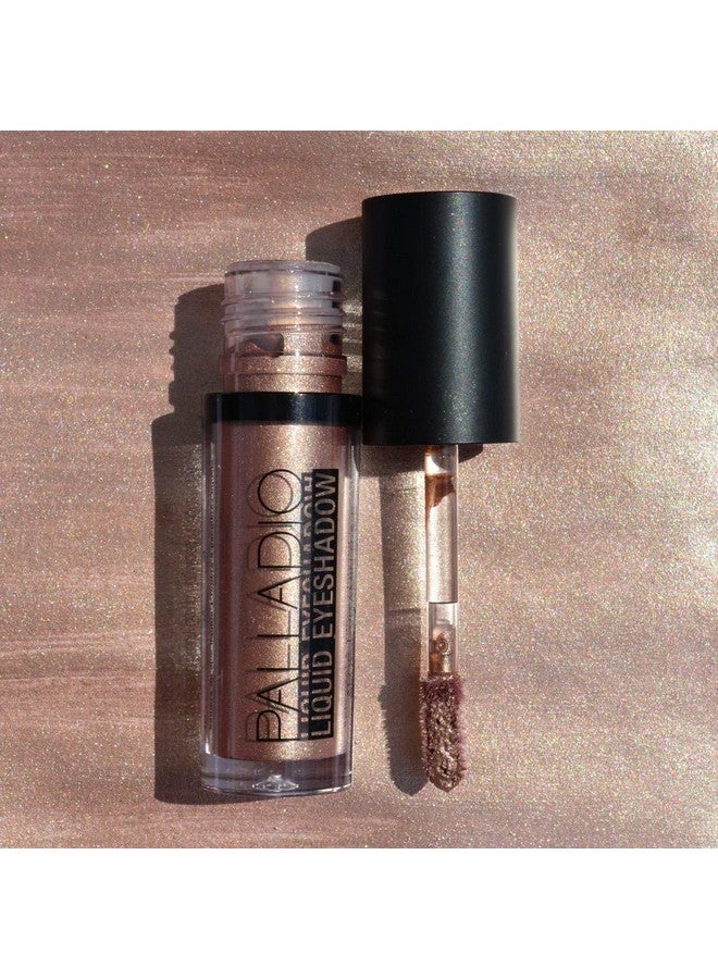 Liquid Eyeshadow Creamy Shimmery Formula That Instantly Adheres To The Eyelid With Flexible Applicator Wand For Over 8 Hours Of Smudge And Creaseproof Wear (Sunstone)