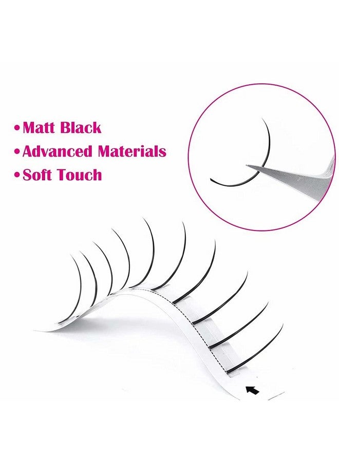 Lash Spikes Extensions Fadlash Premade Spikes Eyelash Extensions D Curl 14Mm Single Super Thick Eyelash Extensions Supplies Spikes Fans Matte Black Fairy Lashes (0.07D 14Mm)