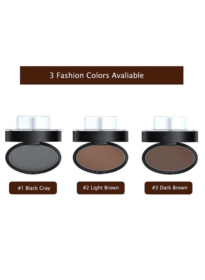 Eyebrow Stamp Powder Perfect Eyebrow Power Seal Nature Brow Stamp Makeup Tool Delicate Eyebrow Shape For Professional And Beginner (4 Black Gray)