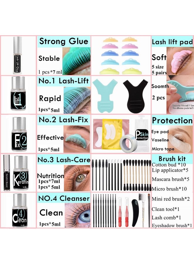 Lash Lift Brow Lamination 2 In 1 Rapid Eyelash And Eyebrow Lifting Kit Diy Perming Lashes At Home Or Salon Usage Be Eye Voluminous For 6 Weeks About 10 Applications (5Mlportable Lash & Brow Lift)