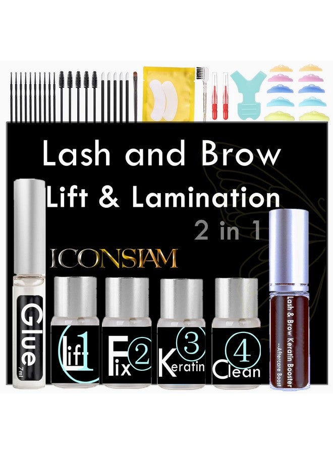 Lash Lift Brow Lamination 2 In 1 Rapid Eyelash And Eyebrow Lifting Kit Diy Perming Lashes At Home Or Salon Usage Be Eye Voluminous For 6 Weeks About 10 Applications (5Mlportable Lash & Brow Lift)