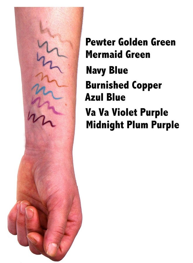 Navy Sailor Blue Wood Eyeliner Pencil Hd Professional Eye Liner Smudge Proof Deep Pigment Long Lasting Natural No Animal Testing & Cruelty Free