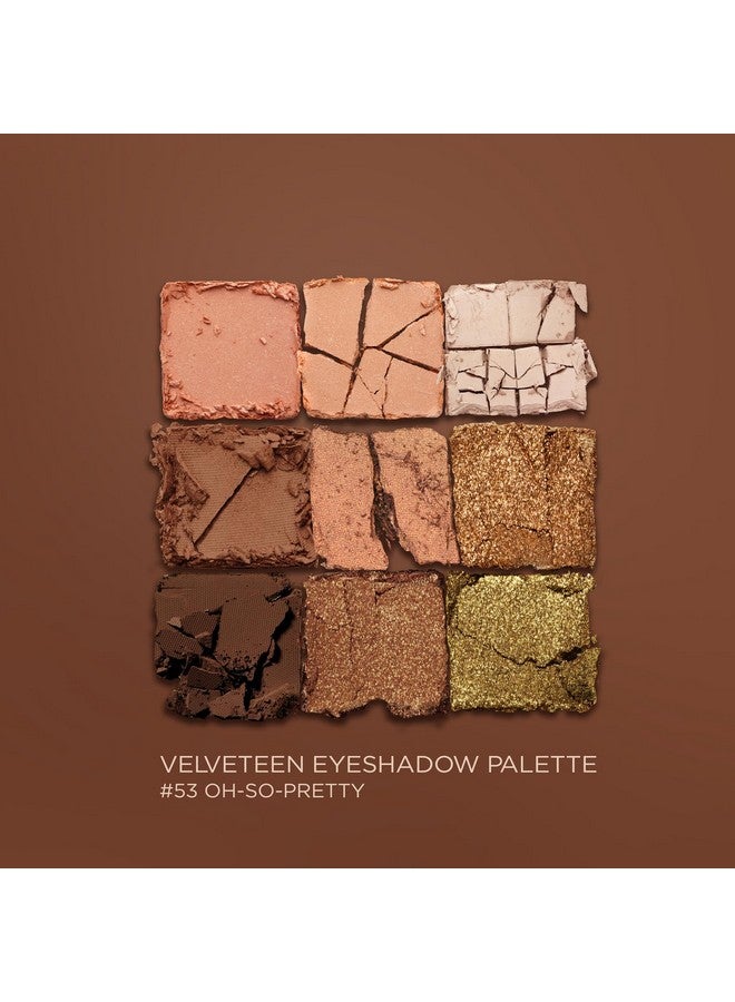 Velveteen Eyeshadow Palette 53 Eyeshadow Collection With Light To Deep Shades For Matte Metallic Silky And Shimmery Finishes 0.286 Oz