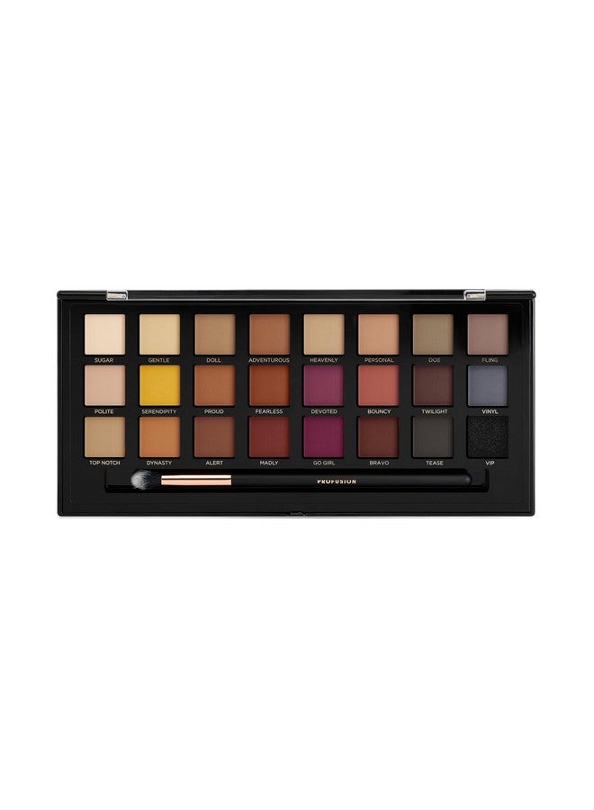 Mattes 24 Shade Eyeshadow Palette And Pro Brush For Stunning Eye Look Unleash Your Creativity And Raise Your Eye Game With Cruelty Free And Vegan Friendly Makeup Kit