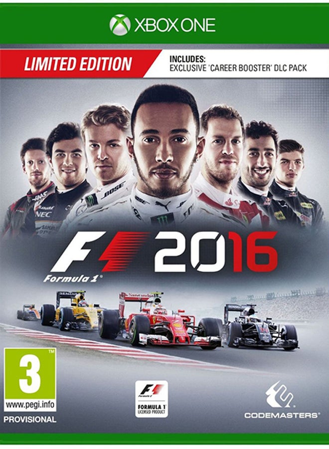 Formula 1 2016 - Region 2 - Xbox One - Racing - Xbox One