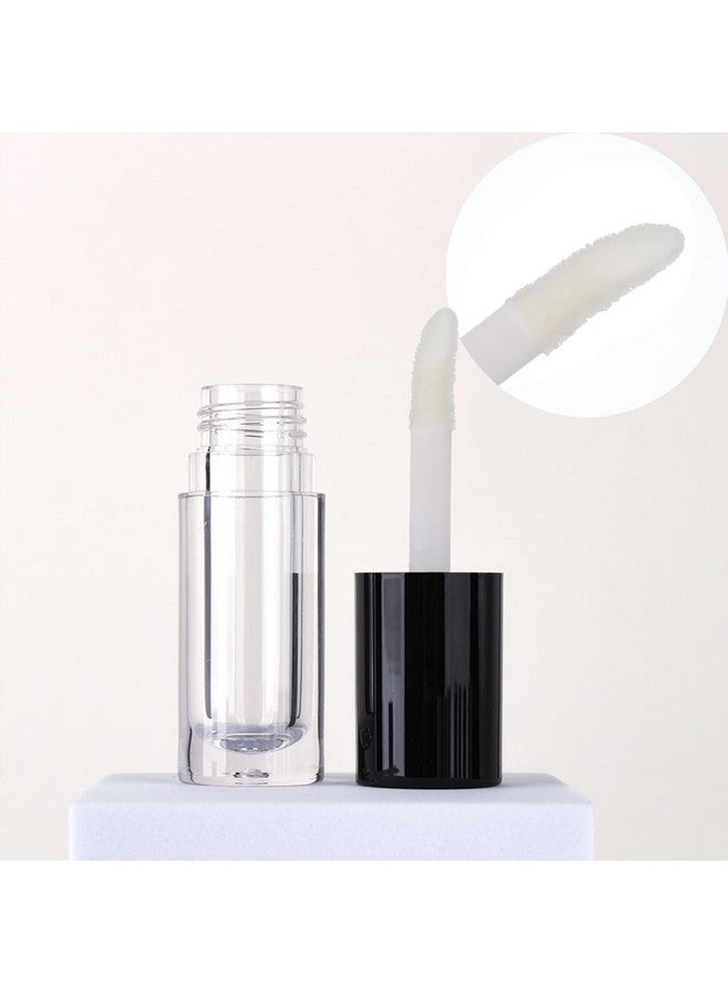 4 Pack Lip Gloss Tubes 6Ml Empty Lip Gloss Tubes With Wand Clear Plastic Lip Gloss Containers For Skin Care Oil Diy Makeup Lipgloss Making Kit (D25Xh86Mm)